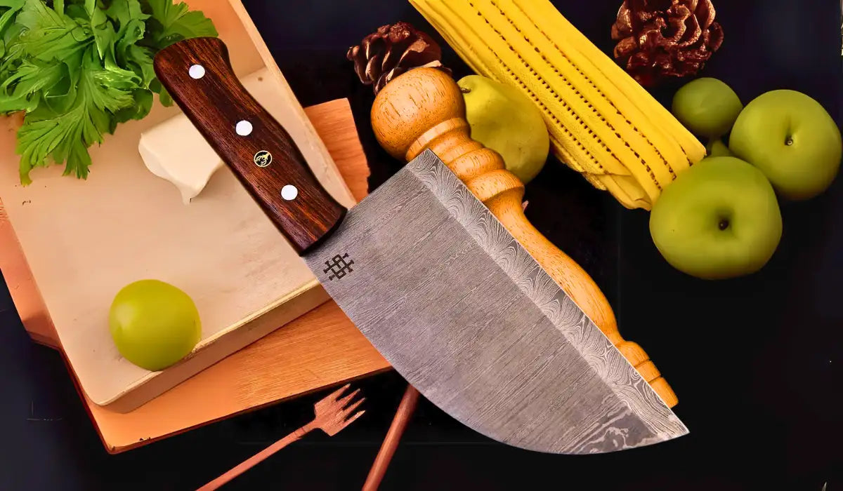 Elevate Your Cooking Skills with a Damascus Steel Cleaver Knife