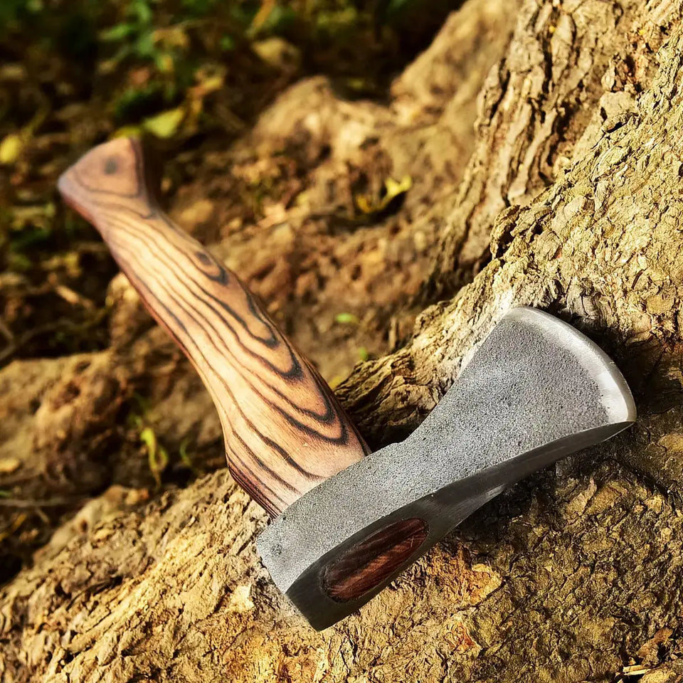 Handmade Forged Carbon Steel Tomahawk Axe-Best Axes For Birthday & Anniversary Gift HSAX-308  Himalayan steel