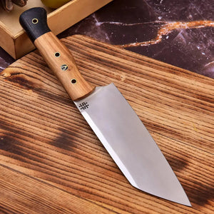 11’’ Custom Handmade Forged Professional Chef Knife with Olive Wood and Micarta Handle- Best Gifting Knife HSCK-509  Himalayan steel