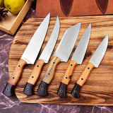 Artisanal Elegance 5-Piece Handmade J2 Steel Chef Knife Set Kitchen Knives HSKK-2011  Himalayan steel