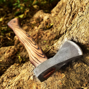 Handmade Shadowstrike Acid-Etched Craft Axe HSAX-308 - Himalayan steel