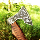 Inferno's Fury Acid Etched Craft Axe HSAX-314 - Himalayan steel