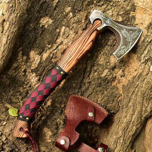 Ironclad Leatherbound Craft Axe HSAX-311 - Himalayan steel