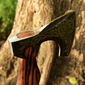 Eclipse Acid-Etched Craft Axe HSAX-302 - Himalayan steel