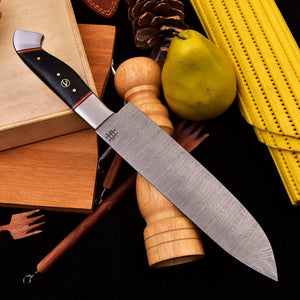 13 Inch Damascus Chef Knife with Micarta Handle HSCK-501 - Himalayan steel