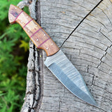 Fire-Fold Fishing Knife with Hard Wood Handle HSHK-122 - Himalayan steel