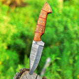 Fire-Fold Fishing Knife with Hard Wood Handle HSHK-122 - Himalayan steel