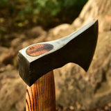 Handmade Forged High Carbon Steel Viking Bearded Battle Axe-Best Axes In USA HSAX-305  Himalayan steel