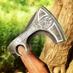 Premium Handmade Forged High Carbon Steel Tomahawk Axe-Best Birthday & Anniversary Gift For Him HSAX-303  Himalayan steel