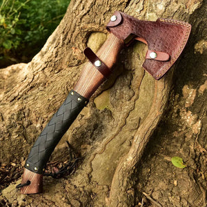 Premium Handmade Forged High Carbon Steel Tomahawk Axe-Best Birthday & Anniversary Gift For Him HSAX-303  Himalayan steel