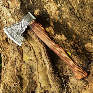 Premium Handmade High Carbon Steel Tomahawk Axe-Best Gift For Birthday & Anniversary HSAX-312  Himalayan steel