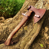 Ragnar Viking Battle Axe-Handmade High Carbon Steel Tomahawk Viking Axe HSAX-314  Himalayan steel