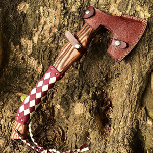 Viking Axe-Handmade High Carbon Steel Tomahawk Axe-Birthday Anniversary Xmas Wedding Gift HSAX-302  Himalayan steel